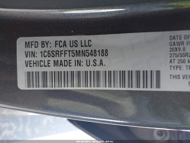 2021 RAM 1500 BIG HORN 4X4 5'7 BOX 9