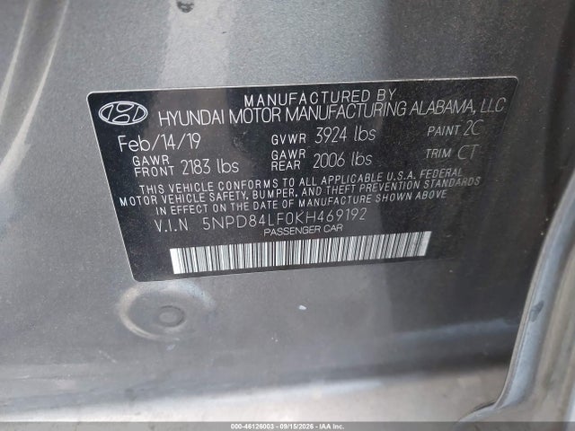 2019 HYUNDAI ELANTRA SEL 9