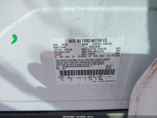 2024 FORD EDGE SE 9