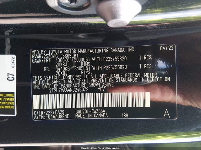 2022 LEXUS RX 350 9