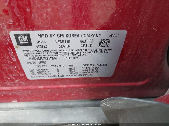 2021 BUICK ENCORE GX AWD PREFERRED 9
