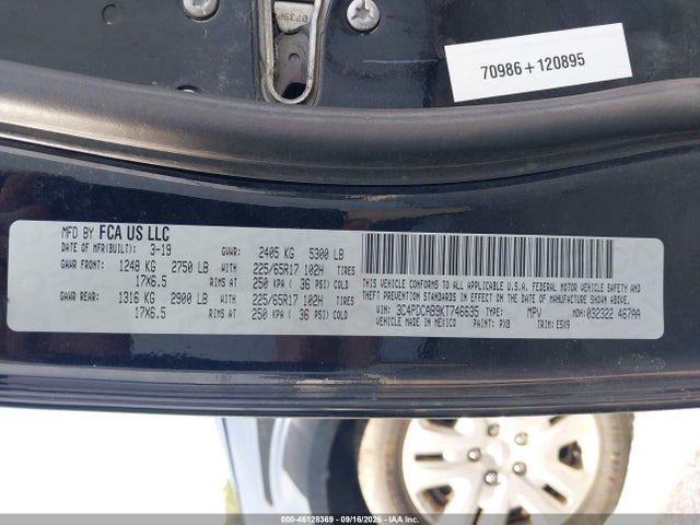 2019 DODGE JOURNEY SE VALUE PACKAGE 9