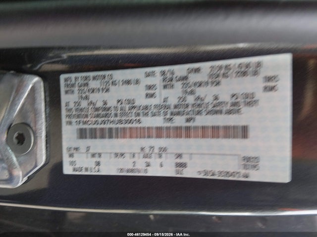 2017 FORD ESCAPE TITANIUM 9