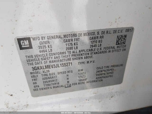 2018 GMC TERRAIN SLE 9