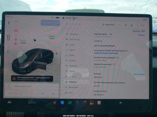 2025 Tesla MODEL 3 LONG RANGE REAR-WHEEL DRIVE/STANDARD REAR- 照片 18