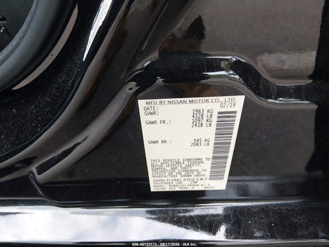 2019 NISSAN ALTIMA 2.5 SR 9