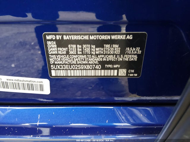 2025 BMW X5 M60I 9