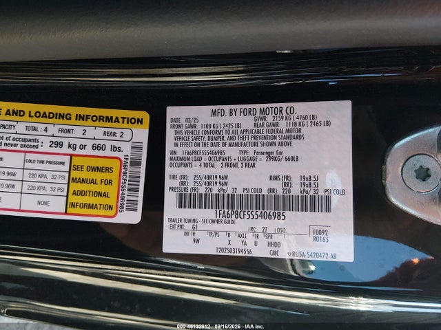 2025 FORD MUSTANG GT PREMIUM FASTBACK 9