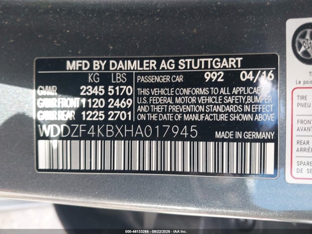 2017 MERCEDES-BENZ E 300 4MATIC 9