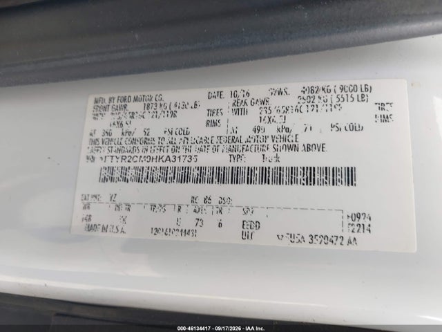 2017 FORD TRANSIT-250 9