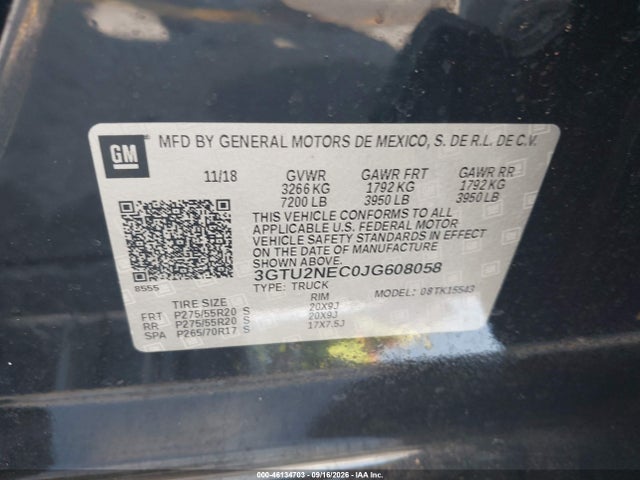 2018 GMC SIERRA 1500 SLT 9