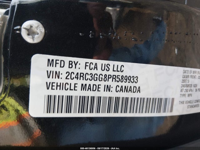 2023 CHRYSLER PACIFICA LIMITED AWD 9