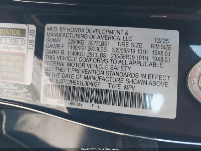 2026 ACURA RDX TECHNOLOGY 9