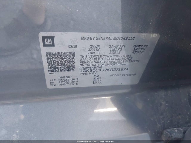 2019 GMC YUKON DENALI 9