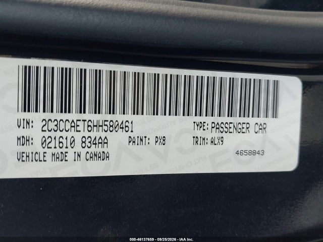 2017 CHRYSLER 300C 9