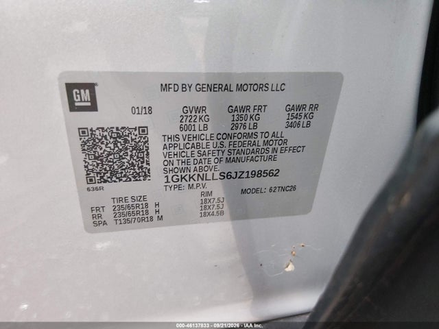 2018 GMC ACADIA SLE-2 9