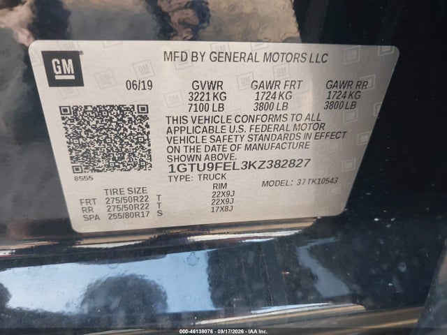 2019 GMC SIERRA 1500 DENALI 9