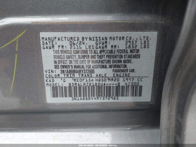 2024 NISSAN SENTRA S XTRONIC CVT 9