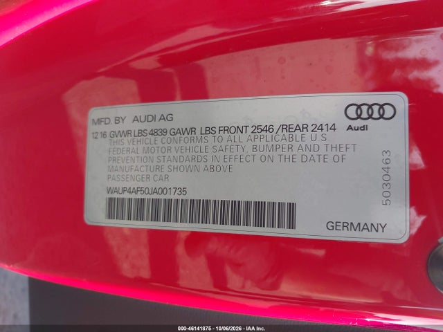 2018 AUDI S5 3.0T PREMIUM PLUS 9