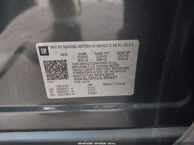 2018 GMC TERRAIN SLE 9
