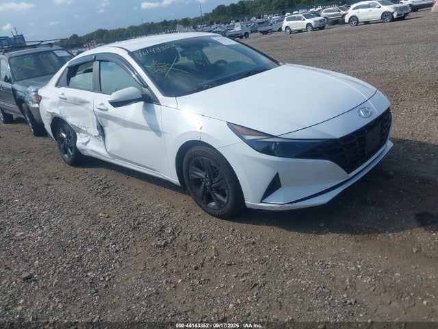 2021 HYUNDAI ELANTRA HYBRID BLUE