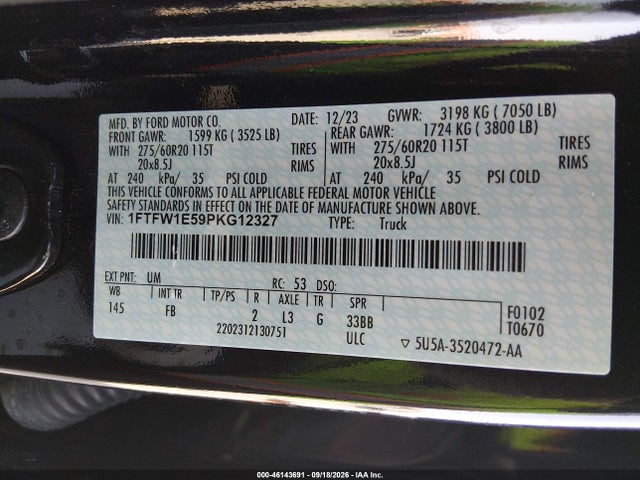 2023 FORD F-150 XLT 9