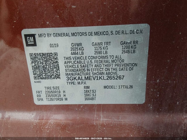 2019 GMC TERRAIN SLE 9