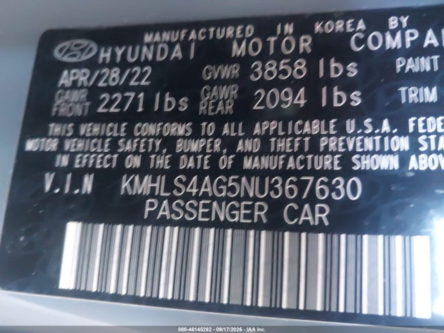 2022 HYUNDAI ELANTRA SEL 9