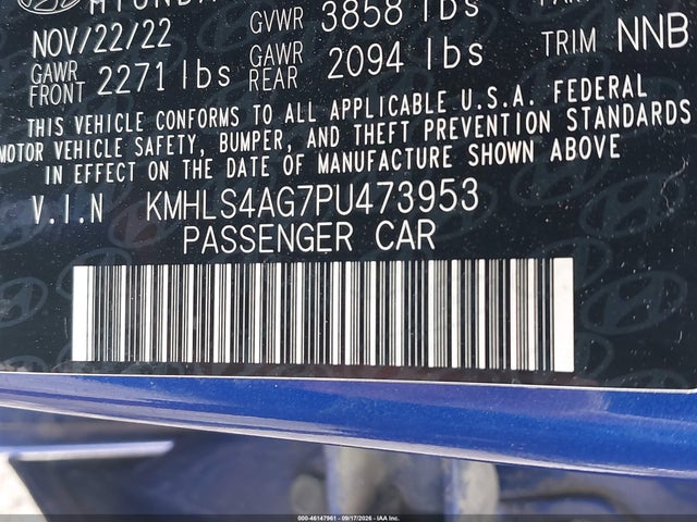 2023 HYUNDAI ELANTRA SEL 9