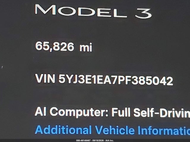 2023 TESLA MODEL 3 REAR-WHEEL DRIVE 14