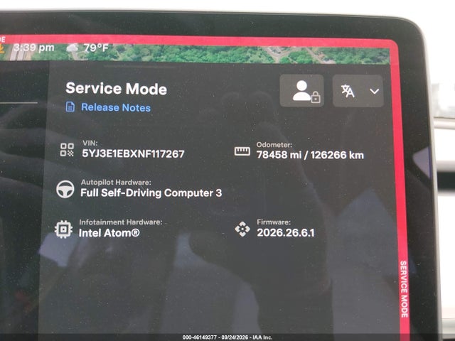 2022 TESLA MODEL 3 LONG RANGE 6