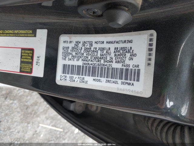 صورة 9 لـ 2009 Toyota COROLLA XLE