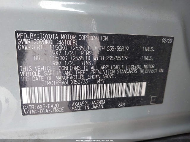 2020 TOYOTA RAV4 XLE PREMIUM 9