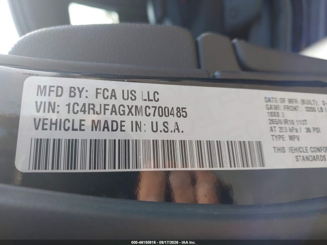 2021 JEEP GRAND CHEROKEE LAREDO E 9