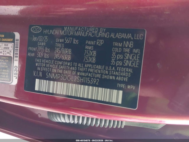 2025 HYUNDAI SANTA FE XRT 9