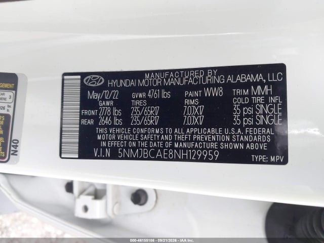 2022 HYUNDAI TUCSON SEL 9