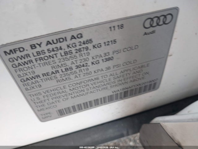 2019 AUDI Q5 45 PREMIUM 9