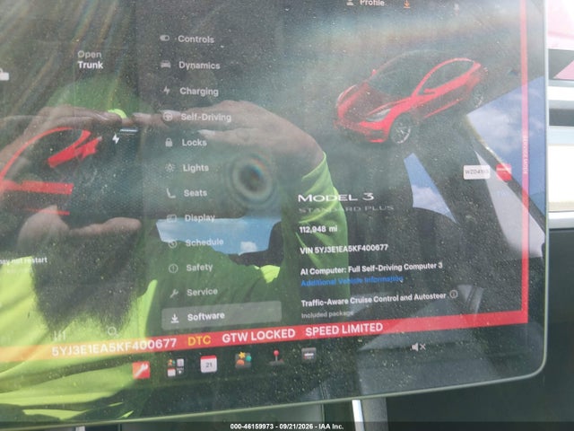 2019 TESLA MODEL 3 LONG RANGE/MID RANGE/STANDARD RANGE/STANDARD RANGE PLUS 7