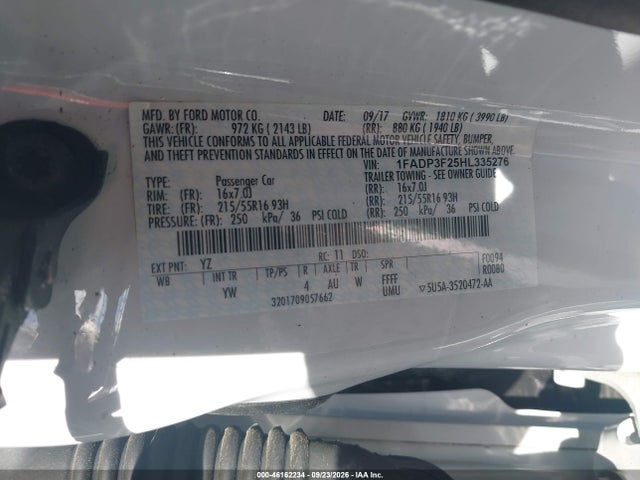 2017 FORD FOCUS SE 9