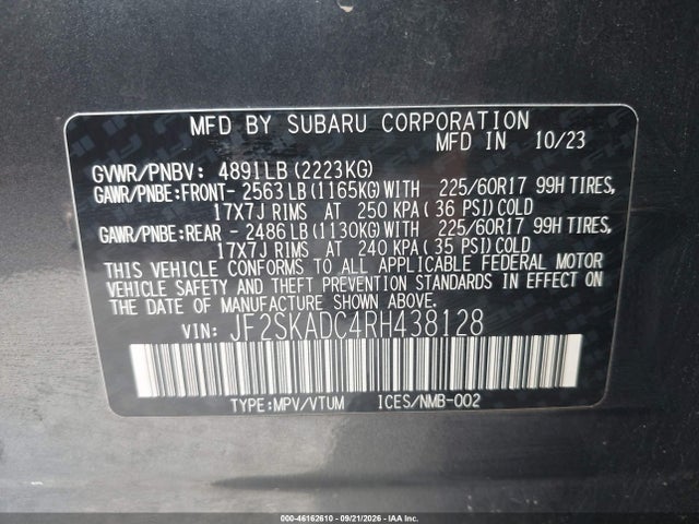 2024 SUBARU FORESTER PREMIUM 9