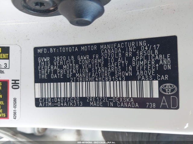 2017 TOYOTA COROLLA SE 9