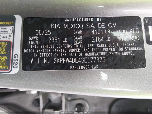 2025 KIA K4 GT-LINE 9