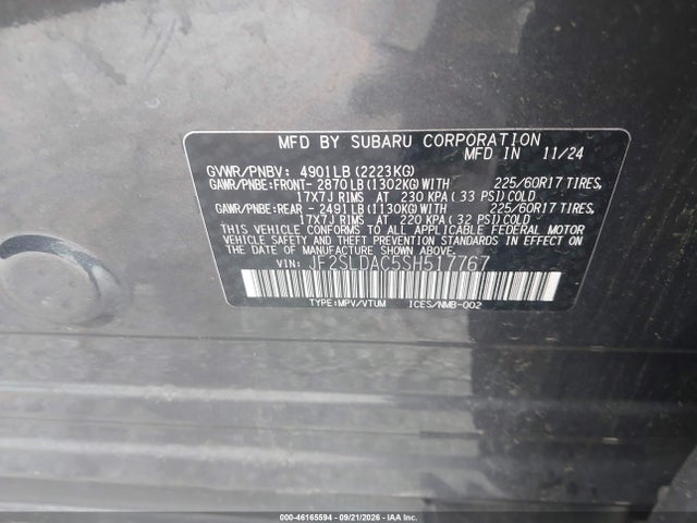 2025 SUBARU FORESTER 9
