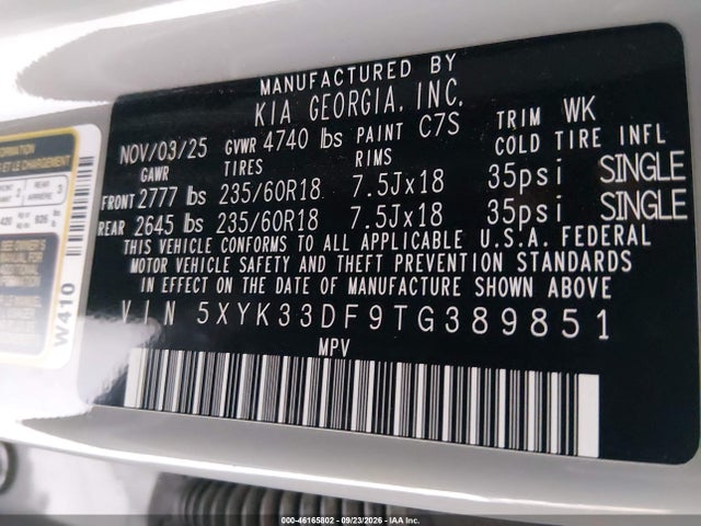 2026 KIA SPORTAGE EX 9
