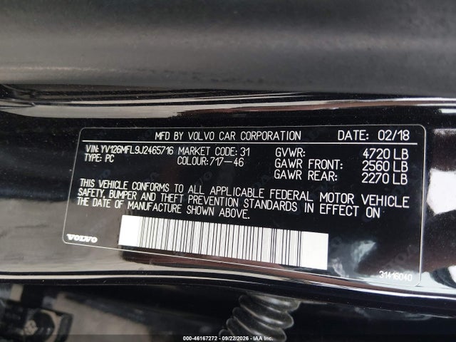 2018 VOLVO S60 T5 DYNAMIC 9
