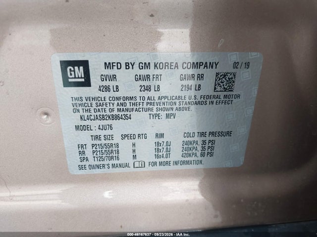 2019 BUICK ENCORE FWD PREFERRED 9