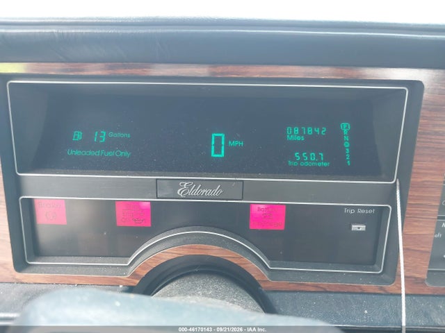 1986 CADILLAC ELDORADO 7