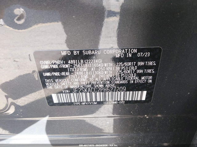 2023 SUBARU FORESTER 9