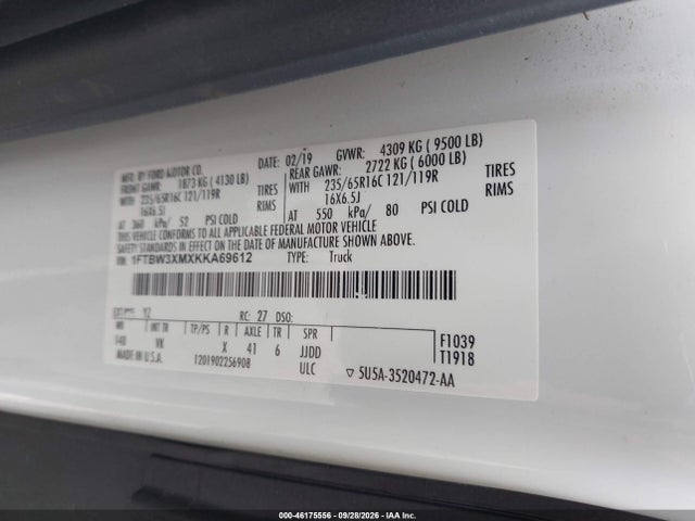 2019 FORD TRANSIT-350 9