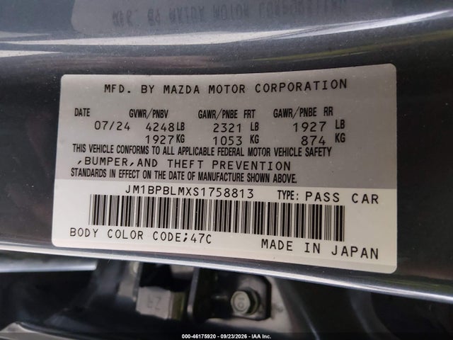 2025 MAZDA MAZDA3 2.5 S CARBON EDITION 9